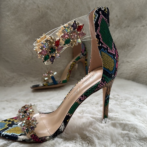 Bella Luna strappy heels 5.5 - Picture 3 of 4